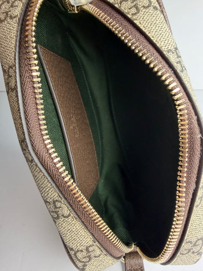 Pre-owned Gucci Ophidia supreme canvas small camera bag crossbody