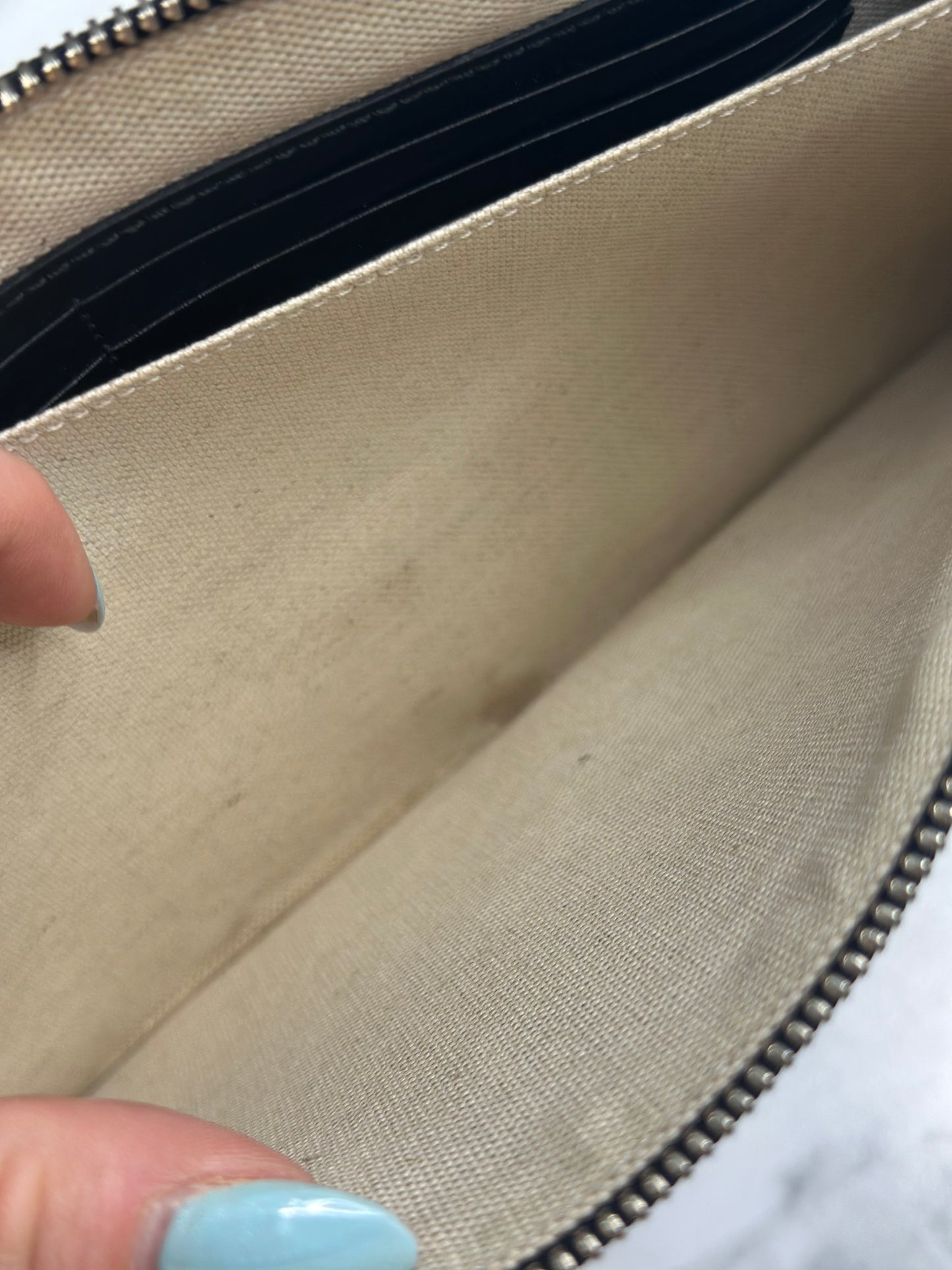 Pre-owned Gucci GG Supreme Bestiary Kingsnake Clutch