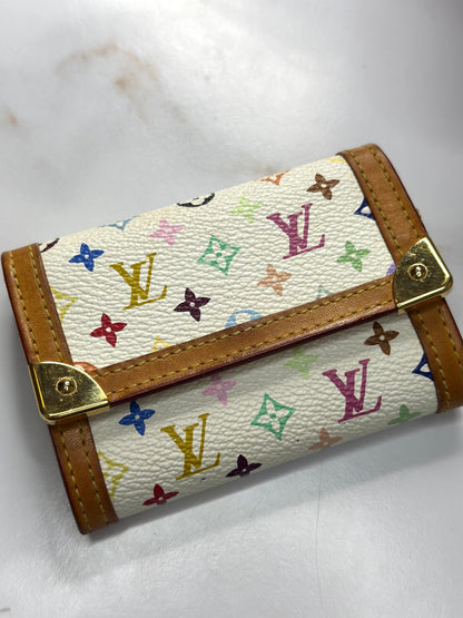 Pre-owned Louis Vuitton x Takashi Murakami multicolor monogram card case