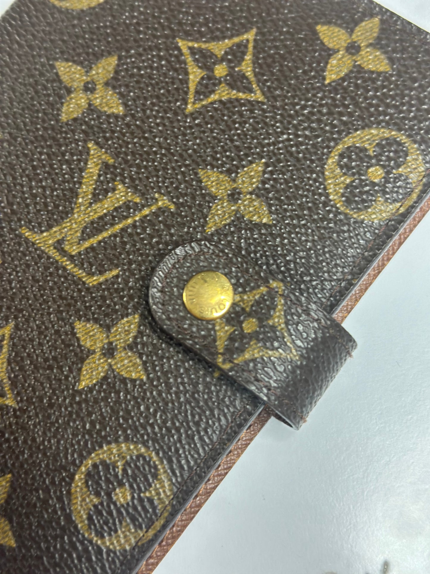 Pre-owned Louis Vuitton monogram, canvas agenda PM