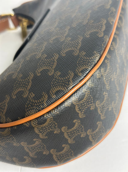 Pre-owned Celine Medium canvas Ava Triomphe shoulder Bag