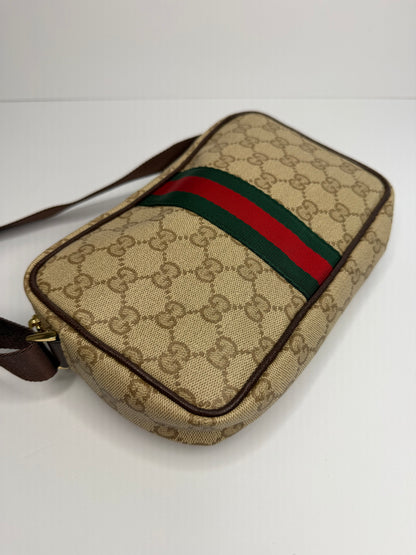 Pre-owned Gucci mini bag with Web crossbody