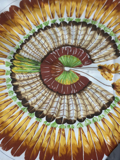 Pre-owned Hermès Carre silk scarf "Brazil" designed by Laurence Bourthoumieux