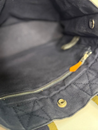 Pre-owned Hermes Toile Fourre-Tout PM