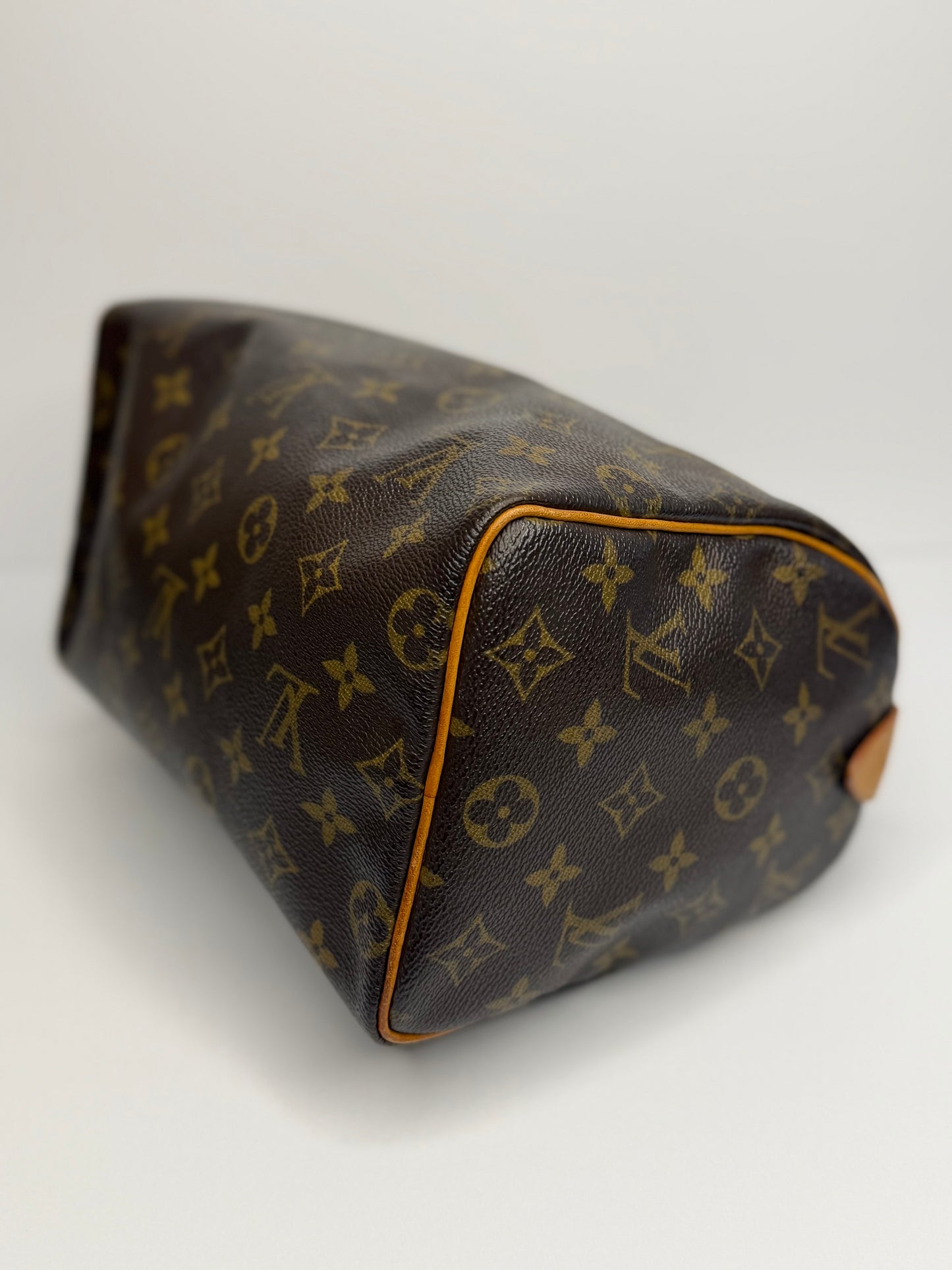 Pre-owned Louis Vuitton monogram canvas Vintage speedy 25 Boston bag