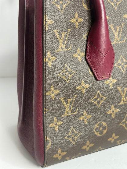Pre-owned Louis Vuitton Florine Monogram Canvas Shoulder Bag Burgundy