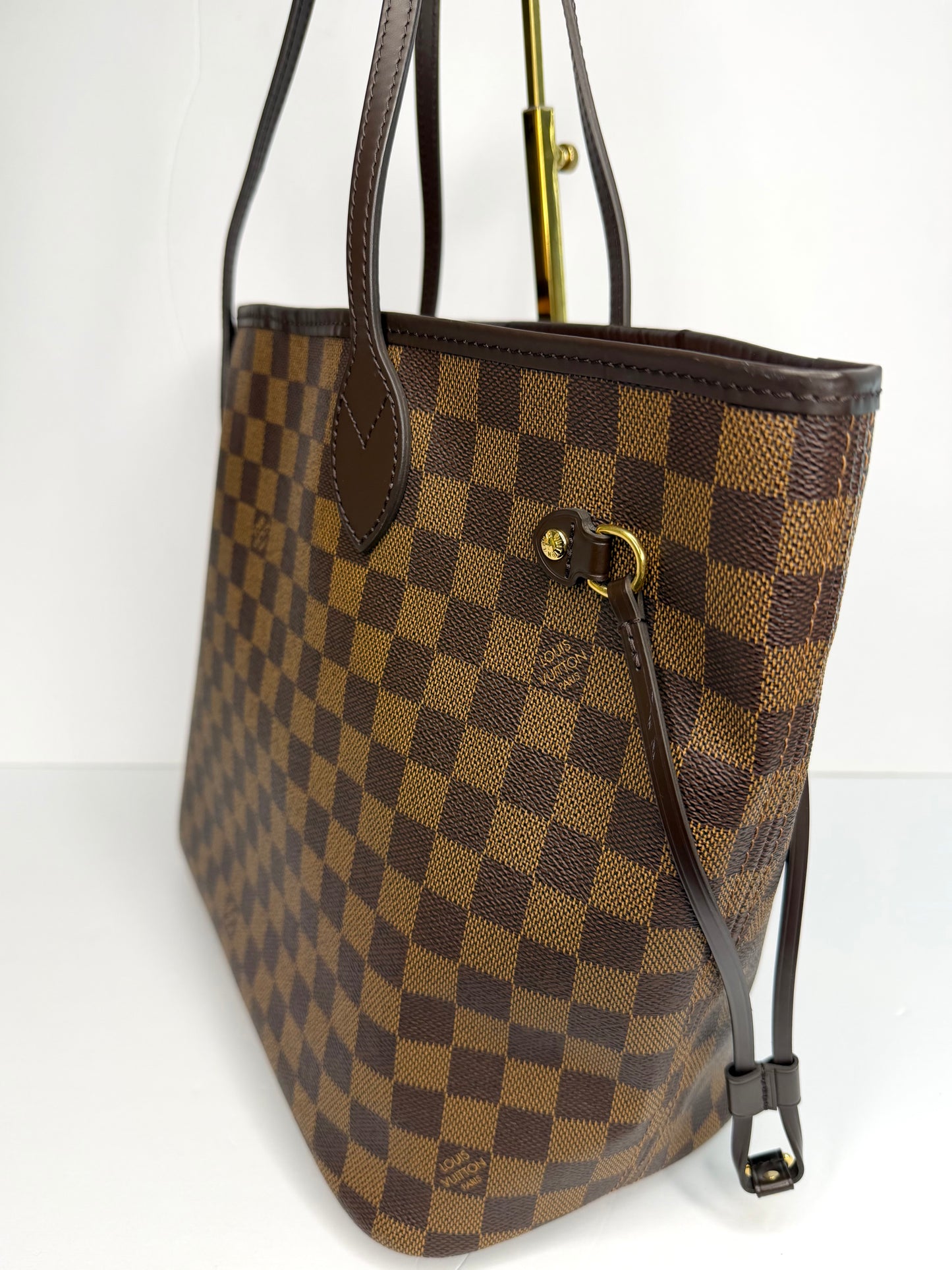 Pre-owned Louis Vuitton Damier Ebene Neverfull MM tote