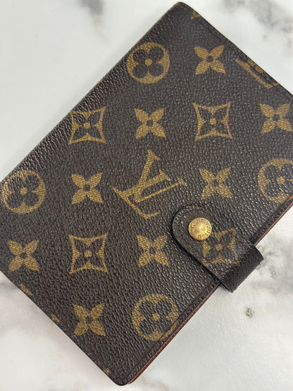 Pre-owned Louis Vuitton monogram canvas agenda PM