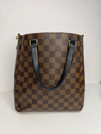 Pre-owned Louis Vuitton Damier ebene Belmont PM Tote