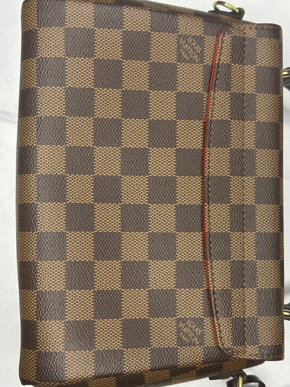 Pre-owned Louis Vuitton Damier Ebene croisette crossbody