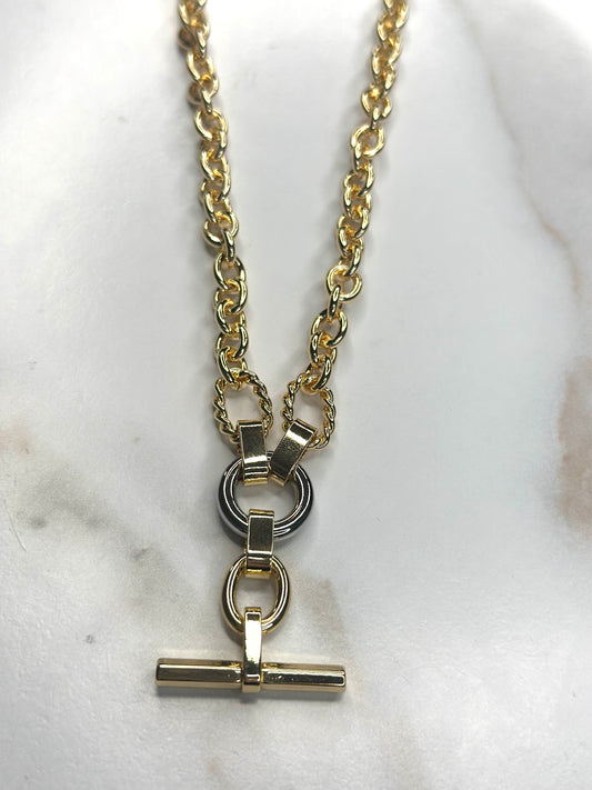 Tiffany two tone necklace