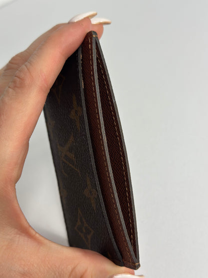 Pre-owned Louis Vuitton Monogram Canvas Cardholder
